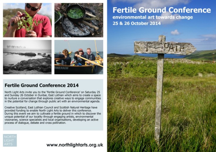Contents of Fertile Ground event leaflet including programme