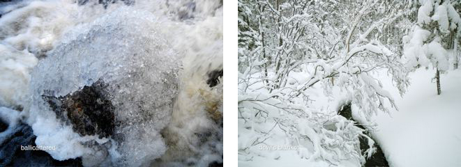 Ballicattered and Devil's Blanket, Blast Hole Pond River, Newfoundland, Winter 2012-2013