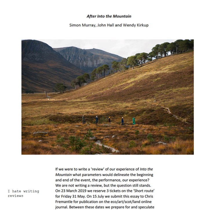 After Into The Mountain