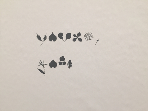 “Love John” – a detail from a Dear Nature Letter printed in Nymans Language (2020)